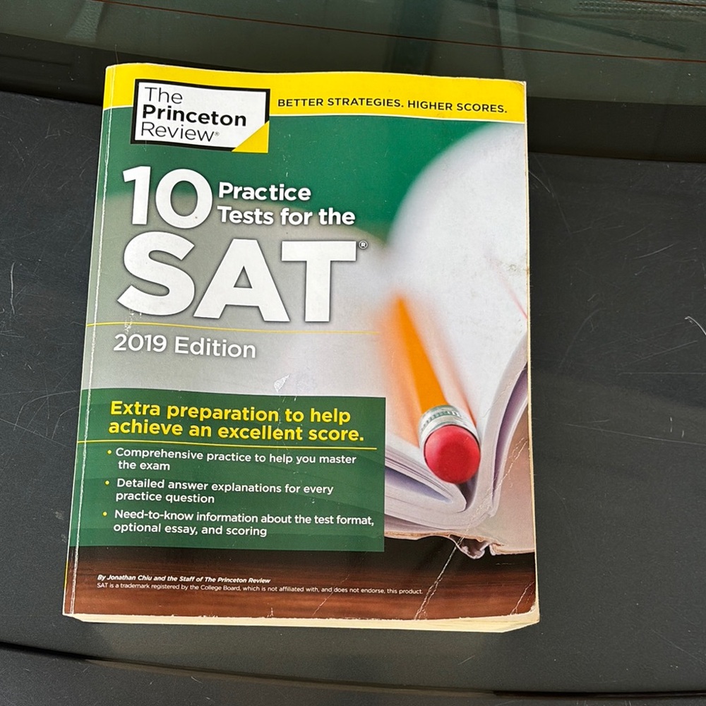The Princeton Review SAT Practice Book 2019 Edition Used